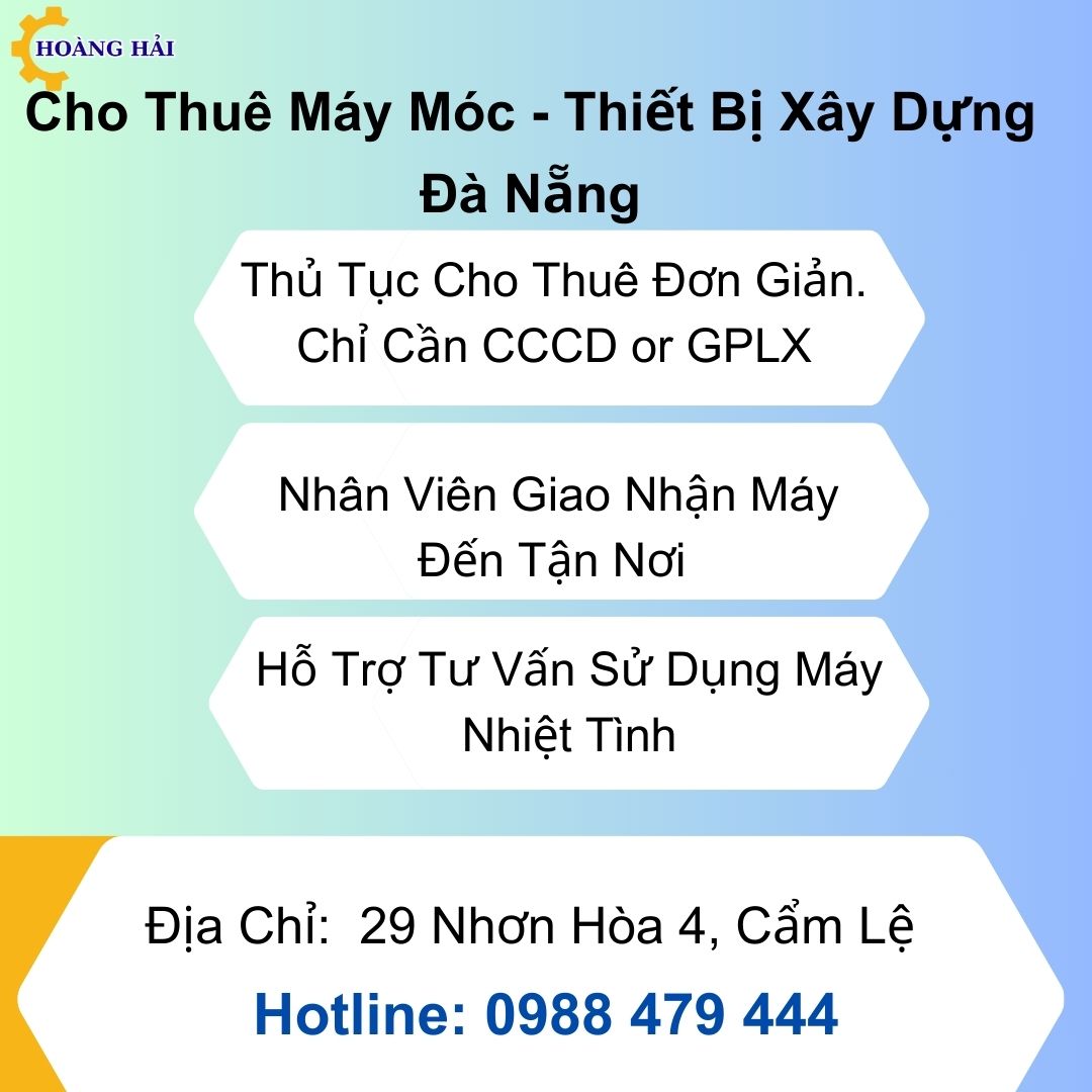 Cho thuê máy xây dựng Đà Nẵng