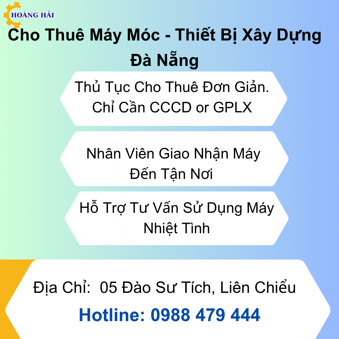 Cho thuê máy xây dựng đà nẵng