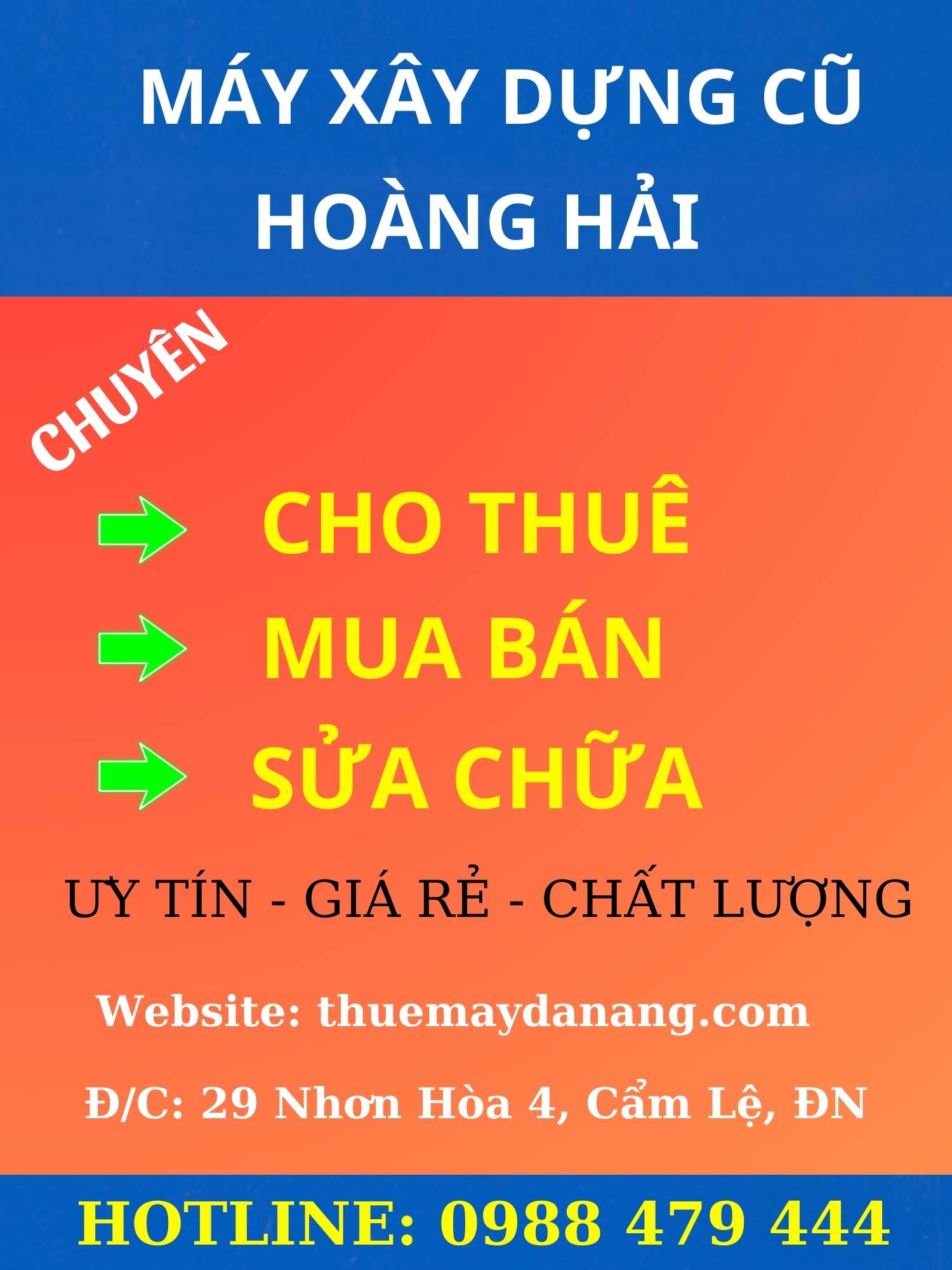 may xay dung hoang hai