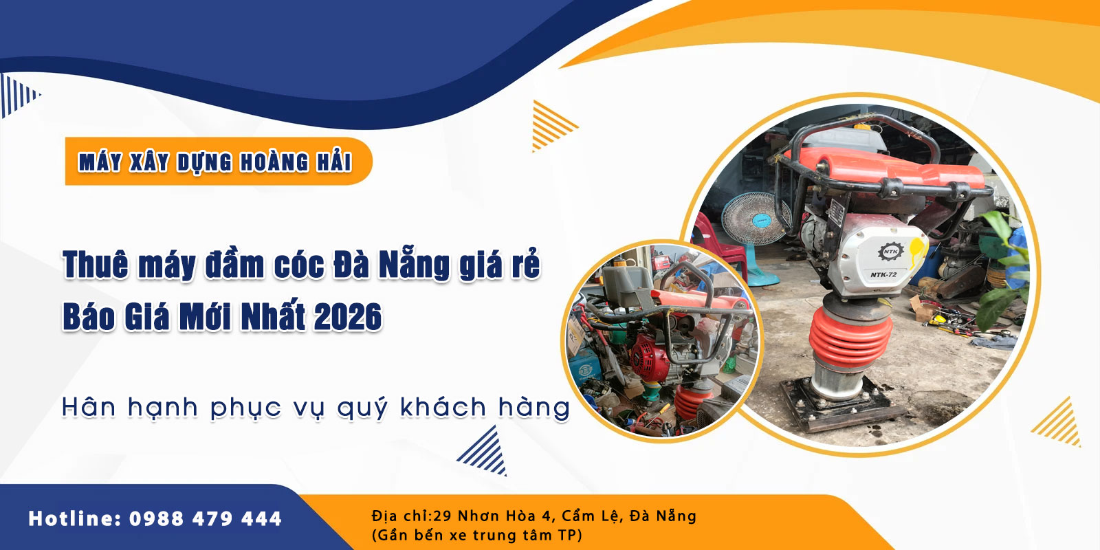 Thuê máy đầm cóc Đà Nẵng giá rẻ| Báo Giá Mới Nhất 2026