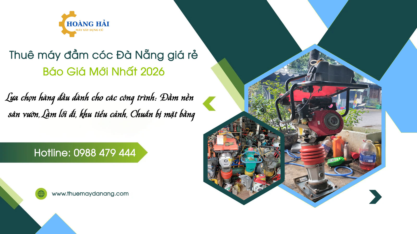 Thuê máy đầm cóc Đà Nẵng giá rẻ| Báo Giá Mới Nhất 2026